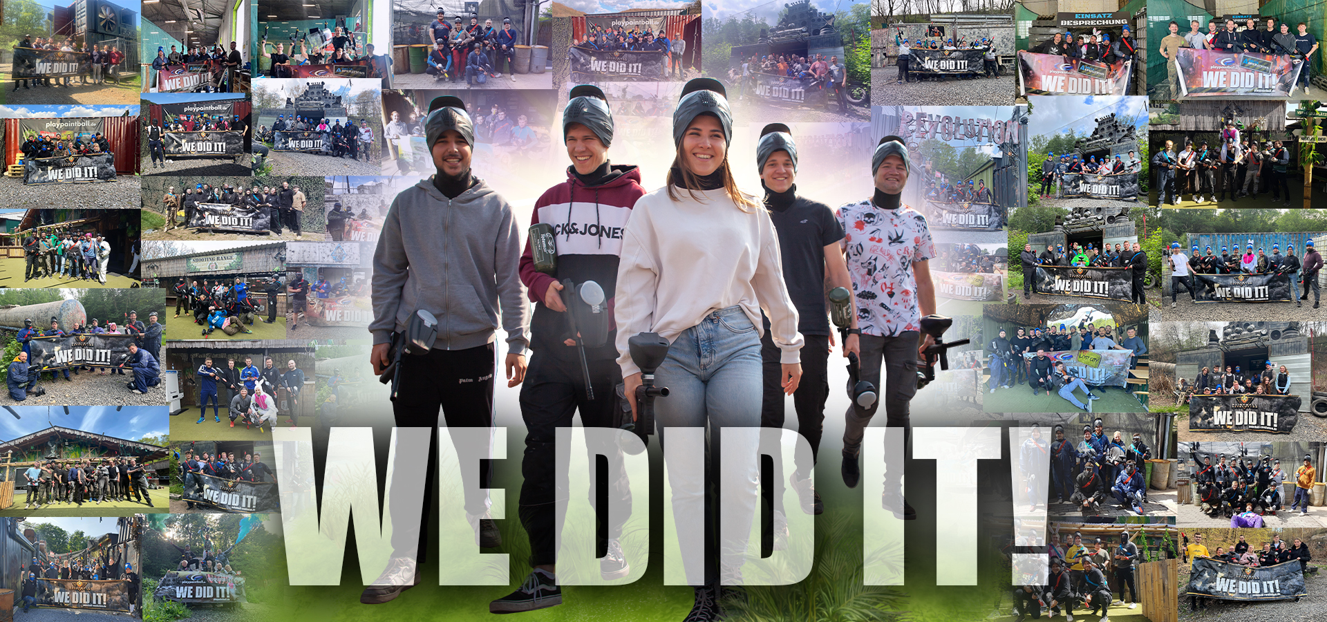 We did it