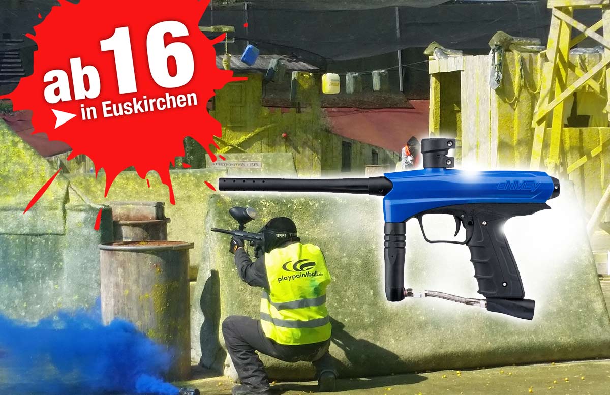Paintball spielen ab 16 Jahren